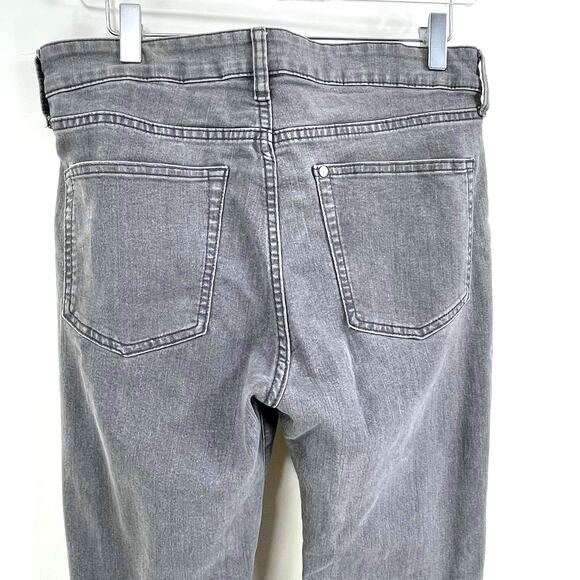 & DENIM H&M Gray Distressed Ripped Denim Skinny Jeans - Picture 9 of 10